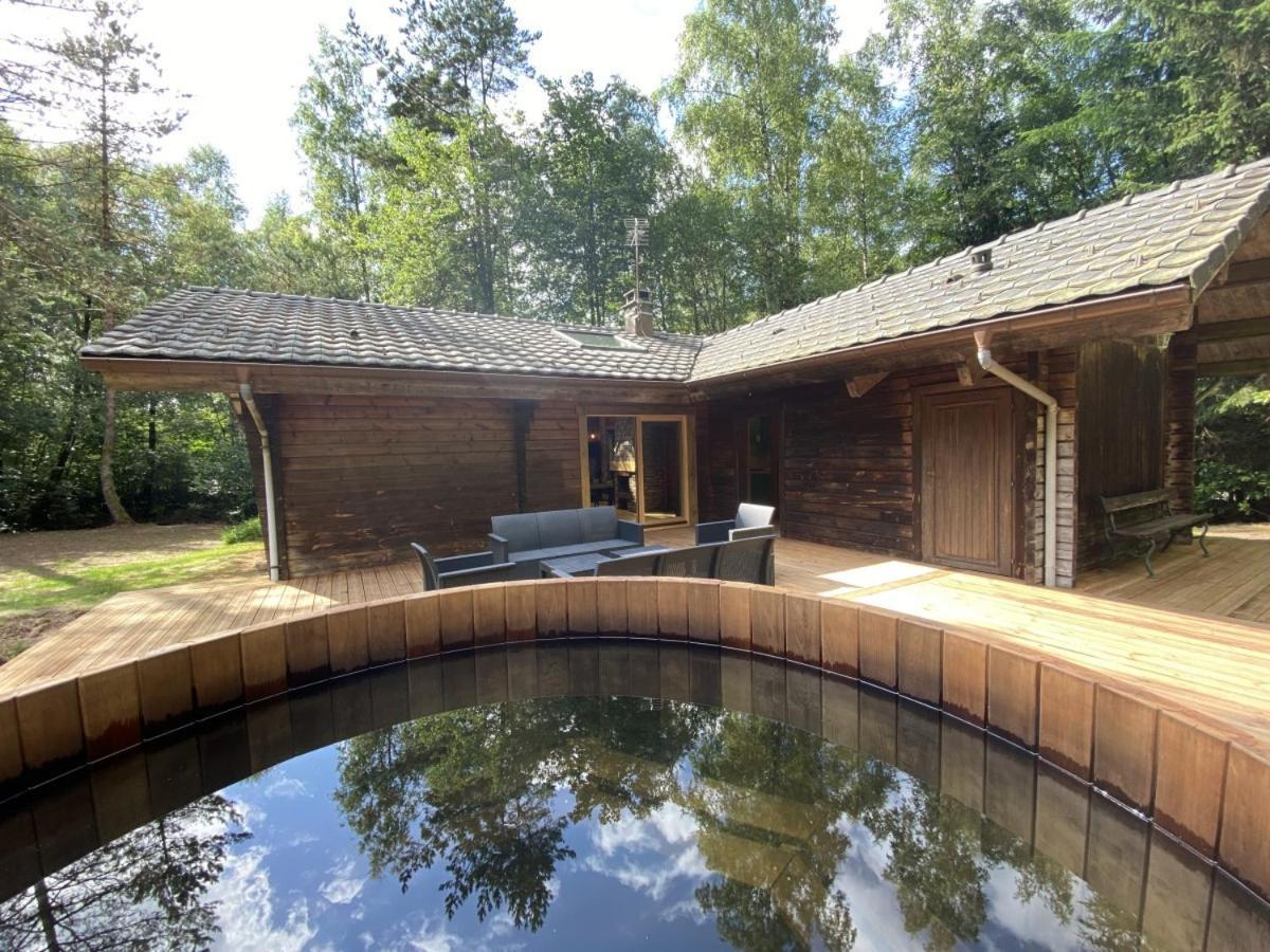 Le Fishing Lodge Chalet En Bois Avec Bain Nordique Ла-Бресс Екстер'єр фото